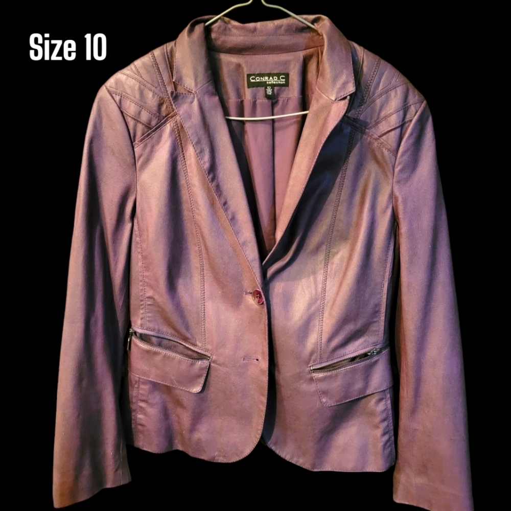 Conrad C Collection Soft Leather Suit Jacket (10)